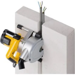 VARO Mauernutfräse 1800 W 2+ 8 Diamanttrennscheiben Mauerfräse Wandfräse Schlitzfräse -Winkelschleifer Verkaufe 44001179 4