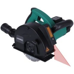 VONROC Mauernutfräse Mit Laser - 1700W - 150mm - Inklusive 6 Diamantscheiben, Staubsaugeradapter Und Aufbewahrungsbeutel -Winkelschleifer Verkaufe 44398381 3