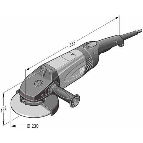 FEIN Ø 230 Mm Winkelschleifer WSG 25-230 2 FEIN Ø 230 Mm Winkelschleifer WSG 25-230 – Bild 2