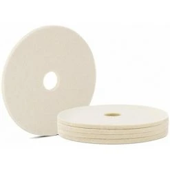 MSW 5er Set Kehlnahtscheiben Schleifscheiben Polierscheiben Ø 150 Mm Vlies - Weiß