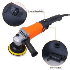 HAPPYSHOPPING 670W Winkelschleifer Handpoliermaschine Schleifmaschine Multifunktionale Vielseitige Elektrische Schleifmaschine Cutter Wachsmaschine,Set 1 -Winkelschleifer Verkaufe 47879786 5