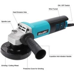 OULIGAY Schleifmaschine Winkelschleifer 220V 100 Mm Bürstenlos 1020W Inkl. 5 Trennscheiben -Winkelschleifer Verkaufe 48225943 3