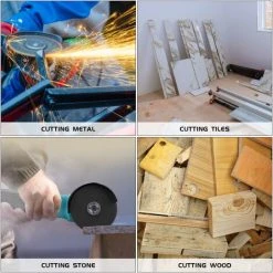 OULIGAY Schleifmaschine Winkelschleifer 220V 100 Mm Bürstenlos 1020W Inkl. 5 Trennscheiben -Winkelschleifer Verkaufe 48225943 4