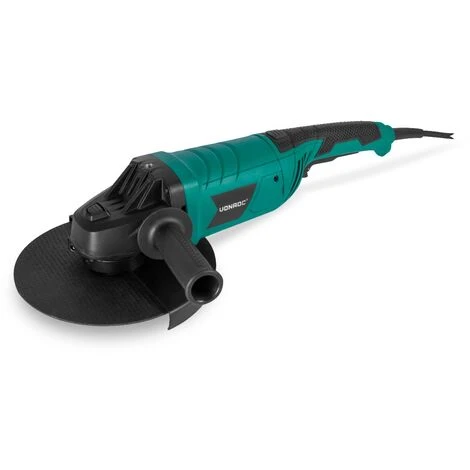 VONROC Winkelschleifer 2400W - 230mm - Sanftanlauf - Drehbarer Griff - Inkl. Zusatzhandgriff Und 3m Gummikabel 5 VONROC Winkelschleifer 2400W - 230mm - Sanftanlauf - Drehbarer Griff - Inkl. Zusatzhandgriff Und 3m Gummikabel – Bild 5