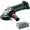Metabo Akku-Winkelschleifer W 18 LTX 125 Quick 18V Solo Version Zubehör Metabox