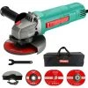 Winkelschleifer 900W, HYCHIKA Trennschleifer 10000RPM Mit 5pcs 125mm Schleifscheiben