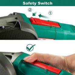 Winkelschleifer 900W, HYCHIKA Trennschleifer 10000RPM Mit 5pcs 125mm Schleifscheiben -Winkelschleifer Verkaufe 50056371 4