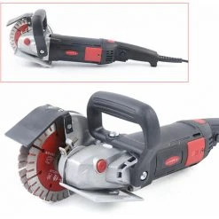 SENDERPICK 1800W Elektrisch Betonschlitzmaschine Doppelsägeblatt Mauernutfräse Schlitzfräse 180°Drehbarer 8 SENDERPICK 1800W Elektrisch Betonschlitzmaschine Doppelsägeblatt Mauernutfräse Schlitzfräse 180°Drehbarer -Winkelschleifer Verkaufe 50107115 4