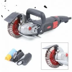 SENDERPICK 1800W Elektrisch Betonschlitzmaschine Doppelsägeblatt Mauernutfräse Schlitzfräse 180°Drehbarer 9 SENDERPICK 1800W Elektrisch Betonschlitzmaschine Doppelsägeblatt Mauernutfräse Schlitzfräse 180°Drehbarer -Winkelschleifer Verkaufe 50107115 5