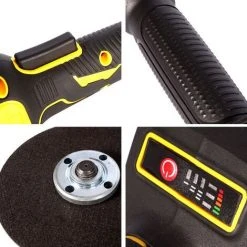 Winkelschleifer 125 Mm 1280W - Bürstenloser Akku-Winkelschleifer - Für Makita 18V - Gelb Mit 8 Zubehörteilen - ONEVAN 9 Winkelschleifer 125 Mm 1280W - Bürstenloser Akku-Winkelschleifer - Für Makita 18V - Gelb Mit 8 Zubehörteilen - ONEVAN -Winkelschleifer Verkaufe 52520312 5