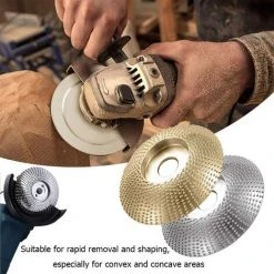 TRIOMPHE Grinder Holzscheibe, Winkelschleifer Wolfram, Winkelschleifer Schleifen, Winkelschleifscheiben, Grinder Holzscheibe, Holzschleifen Triumph 85 Mm (Gold + Silber) -Winkelschleifer Verkaufe 52924104 4