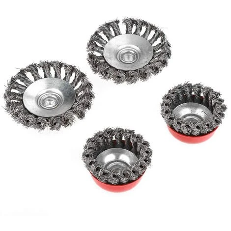Astdrahtbürste Für Triomphe Winkelschleifer Lackentfernung 75mm/105mm 4St 5 Astdrahtbürste Für Triomphe Winkelschleifer Lackentfernung 75mm/105mm 4St – Bild 5