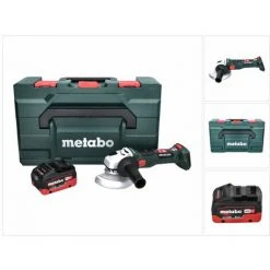 METABO® Metabo W 18 LT BL 11-125 Akku Winkelschleifer 18 V 125 Mm Brushless + 1x Akku 8,0 Ah + MetaBOX - Ohne Ladegerät