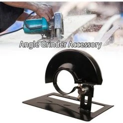 LIFCAUSAL Winkelschleifer Sicherheitsschutz Schild Abdeckung Halterung Ständer Halter Stützbasis Metall Holzbearbeitung Radschutz Schneidemaschine Werkzeug -Winkelschleifer Verkaufe 53646427 4