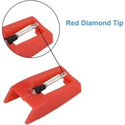 GDRHVFD Stylineedle Packung Mit 5 Diamond Point Nadeln Für Crosley, Ion, Jensen, Bush Und Teac Plattenspieler -Winkelschleifer Verkaufe 53810678 4