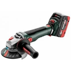 METABO® Akku-Winkelschleifer WVB 18 LT BL 11-125 Quick | 2x Akku 5,5 Ah | Schnellladegerät ASC 145