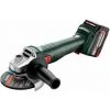 METABO® Akku-Winkelschleifer W 18 L 9-125 | 2x Akku 4,0 Ah| Ladegerät ASC 55
