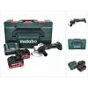 METABO® Metabo W 18 LT BL 11-125 Akku Winkelschleifer 18 V 125 Mm ( 613052840 ) Brushless + 2x Akku 5,5 Ah + Ladegerät + MetaBOX