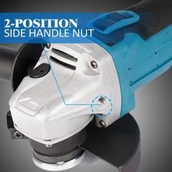 Winkelschleifer Ø125mm Winkelschleifer ONEVAN - Kabelloses Bürstenloses Elektrowerkzeug Blau Für Makita 18V Akku 7 Winkelschleifer Ø125mm Winkelschleifer ONEVAN - Kabelloses Bürstenloses Elektrowerkzeug Blau Für Makita 18V Akku -Winkelschleifer Verkaufe 54358792 3