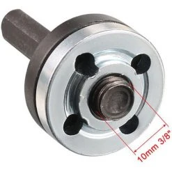 LIFCAUSAL 3/8 "(10 Mm) Bohrer Winkelschleifer Dorn Adapter Scheibenhalter 2 Schraubenschlüsselsatz 5 In 1 -Winkelschleifer Verkaufe 56622598 4