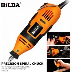 DRILLPRO 200W 220V Mini Elektroschleifer Mit Variabler Geschwindigkeit Drehbohrer Schleifer Fräsen Polieren Rotationselektrowerkzeug