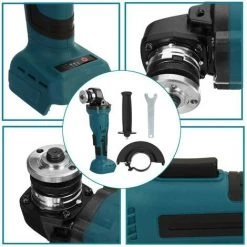 DRILLPRO Winkelschleifer 125mm 3-gang Akku-Winkelschleifer Trennschleifer Schleifmaschine (Ohne Akku) -Winkelschleifer Verkaufe 56657644 4