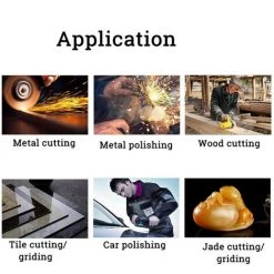DRILLPRO Kabellose Bürstenlose Winkelschleifer-Schneidsätze -Winkelschleifer Verkaufe 57126308 5