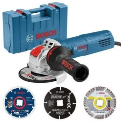 ROBERT BOSCH GMBH Bosch Winkelschleifer GWX 9-125 S Professional, Ausführung: 60 Jahre Edtion Inkl. Zubehör