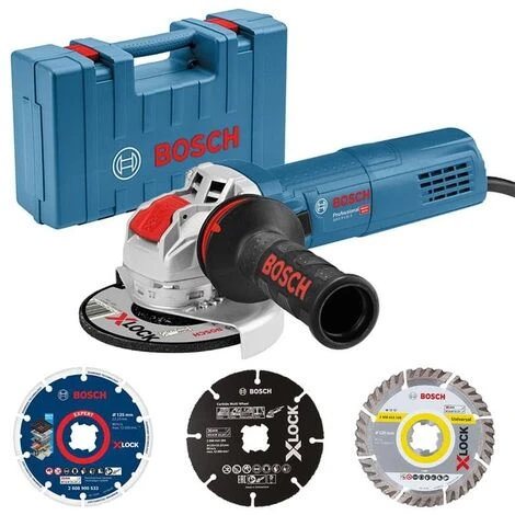 ROBERT BOSCH GMBH Bosch Winkelschleifer GWX 9-125 S Professional, Ausführung: 60 Jahre Edtion Inkl. Zubehör 1 ROBERT BOSCH GMBH Bosch Winkelschleifer GWX 9-125 S Professional, Ausführung: 60 Jahre Edtion Inkl. Zubehör