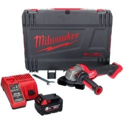 Milwaukee M18 FSAGV115XPDB-501X Akku Winkelschleifer 18 V 115 Mm Brushless + 1x Akku 5,0 Ah + Ladegerät + HD Box -Winkelschleifer Verkaufe 57876747 3