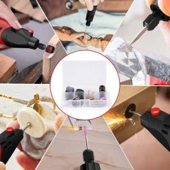 LIFCAUSAL AC Rotary Tool Kit Elektroschleifer 6 Variable Geschwindigkeiten 8000–35000 U / Min 170 W Zum Polieren, Schnitzen Und Formen Mit Tragetasche 9 LIFCAUSAL AC Rotary Tool Kit Elektroschleifer 6 Variable Geschwindigkeiten 8000–35000 U / Min 170 W Zum Polieren, Schnitzen Und Formen Mit Tragetasche -Winkelschleifer Verkaufe 58377285 5