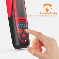 LIFCAUSAL Wiederaufladbares Kabelloses Rotationswerkzeug 7,4 V Mini-DIY-Rotationswerkzeug-Kit Multi-Tool-Kit Mit 5 Verschiedenen Geschwindigkeiten 5000–25000 U / Min, 4 LED-Leuchten Und 38-teiligem Zubehör Zum Schnitzen, Gravieren, Schleifen, Polieren Und Schneiden -Winkelschleifer Verkaufe 58377340 3