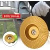 THSINDE Holzverarbeitung Polnische Thorn Platte Winkelschleifer Schleifscheibenrundschleifen Und Polieren Rad Mit Prick 100mm