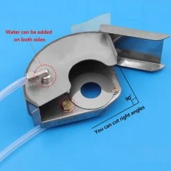 THSINDE Winkelschleifer Ohne Totwinkel-Schutzhülle, Wasser- Und Strom-Schlitzzerstäuber-Schutzhülle, Doppelseitige Zerstäubung Plus Wasser- Und Staubschutzhülle, Winkelschleifer Plus Wasserschutzhülle – Schwarzes Standardmodell -Winkelschleifer Verkaufe 59201425 3