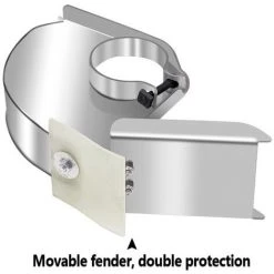 THSINDE Winkelschleifer Ohne Totwinkel-Schutzhülle, Wasser- Und Strom-Schlitzzerstäuber-Schutzhülle, Doppelseitige Zerstäubung Plus Wasser- Und Staubschutzhülle, Winkelschleifer Plus Wasserschutzhülle – Schwarzes Standardmodell -Winkelschleifer Verkaufe 59201425 5