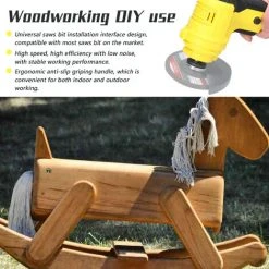 LIFCAUSAL 6 Gänge Verstellbarer Winkelschleifer Mini Akku Elektrische Polierschneidemaschine Elektrowerkzeug -Winkelschleifer Verkaufe 59307950 5