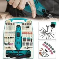 UISEBRT 226-tlg Mini-Winkelschleifer Set - Multifunktionswerkzeug Mit Flexiblem Schaft (226-tlg)