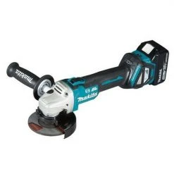 BL 18V LXT Mini Grinder 115mm SAR 5Ah 2 Batt MakP Brake/Dial/ADT - MAKITA