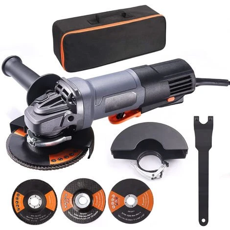 TACKLIFE P3AG125 Winkelschleifer 1300 W, 125 Mm Und 12000 U/min Werkzeug Mit Kugelschalter, 3 Schleif-/Polier-/Trennscheiben, 2 Radschutzabdeckungen, 1 Tragbare Tasche 1 TACKLIFE P3AG125 Winkelschleifer 1300 W, 125 Mm Und 12000 U/min Werkzeug Mit Kugelschalter, 3 Schleif-/Polier-/Trennscheiben, 2 Radschutzabdeckungen, 1 Tragbare Tasche