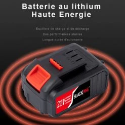 BLACKPINE - 125mm Bürstenloser Akku-Winkelschleifer Akku 21V 2.0Ah Drehzahl 8000r/min -Winkelschleifer Verkaufe 60739958 3