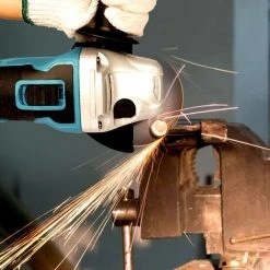 Akku-Winkelschleifer Bürstenloser 800W Ø125mm ONEVAN Kabelloses Bürstenloses Elektrowerkzeug Blau Für Makita 18V Akku - Mit Ladegerät Und 2 Batterien -Winkelschleifer Verkaufe 61198655 5