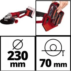 Einhell Akku-Winkelschleifer AXXIO 36/230 Q 36 V, 230 Mm -Winkelschleifer Verkaufe 62490627 5