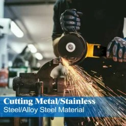 ONEVAN Winkelschleifer 125 Mm 1280W - Bürstenloser Winkelschleifer | Geeignet Für Makita 18V - Gelb - Mit 2*Batterien Und 2*Scheiben -Winkelschleifer Verkaufe 63594692 4