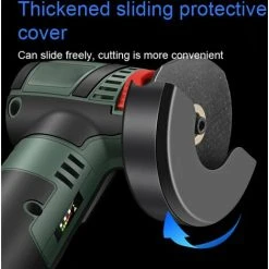 LIFCAUSAL 12 V 19500 U / Min Akku-Elektro-Keramikfliesen-Reinigungsmaschine Winkelschleifmaschine Bürstenlose Kupfer-Wohnmobil-Haushalts-tragbare Handheld-Dienstprogramm-Schneideschleifmaschine -Winkelschleifer Verkaufe 63705511 3