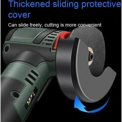 LIFCAUSAL 12 V 19500 U / Min Akku-Elektro-Keramikfliesen-Reinigungsmaschine Winkelschleifmaschine Bürstenlose Kupfer-Wohnmobil-Haushalts-tragbare Handheld-Dienstprogramm-Schneideschleifmaschine -Winkelschleifer Verkaufe 63705640 3