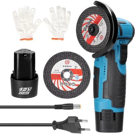 ASUPERMALL 19500 U/min-Akku-Winkelschleifer-Staubgeschützter Elektroschleifer-Bürstenloser Motor-Zwei Elektrische Komponenten Und Eine Ladung-Mit Zwei Trennscheiben 1 ASUPERMALL 19500 U/min-Akku-Winkelschleifer-Staubgeschützter Elektroschleifer-Bürstenloser Motor-Zwei Elektrische Komponenten Und Eine Ladung-Mit Zwei Trennscheiben