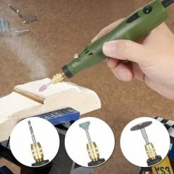 LIFCAUSAL KKmoon Akku-Rotationswerkzeug-Kit, 15000 U/min, Variable Geschwindigkeit, USB-wiederaufladbares Elektrisches Schleifwerkzeug, Schneide-Polierwerkzeug Mit Mehreren Aufsätzen Für Holzschnitzereien, Schmuckherstellung, DIY-Basteln -Winkelschleifer Verkaufe 63812887 5