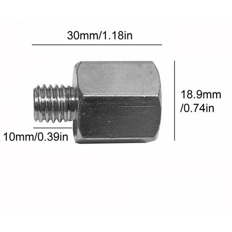 LIFCAUSAL 1 PCS M14 Bis M10 Winkelschleifer Schnittstellenstecker Konverter Adapter Winkelschleifer Praktisches Zubehör Polierer Schnittstellenadapter 3 LIFCAUSAL 1 PCS M14 Bis M10 Winkelschleifer Schnittstellenstecker Konverter Adapter Winkelschleifer Praktisches Zubehör Polierer Schnittstellenadapter – Bild 3