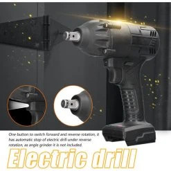 LIFCAUSAL Haushalts-Multifunktions-Holzbearbeitungs-Hardware Winkelschleifer-Köpfe Cabrio-Köpfe Schnellverschluss-Schleifwerkzeug-Set (Maschinenkörper) -Winkelschleifer Verkaufe 64117291 4