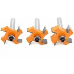 MINKUROW 3-teiliger Nut- Und Federschneider, 4 Klingenkugeln, 8-mm-Schaft T – Holzformschneider, Holzbearbeitungswerkzeuge Für Türen, Tische, Regale, Wände Und Mehr -Winkelschleifer Verkaufe 64524720 3